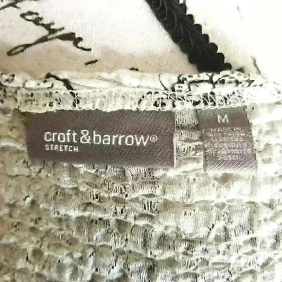 Croft & Barrow Short Sleeve Top - Picture 6 of 7